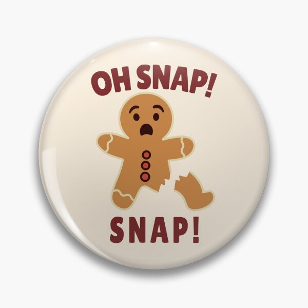Item preview, Oh Snap! Funny Gingerbread Christmas Shirt – Retro Holiday Pun Design designed and sold by Kewessthetic.