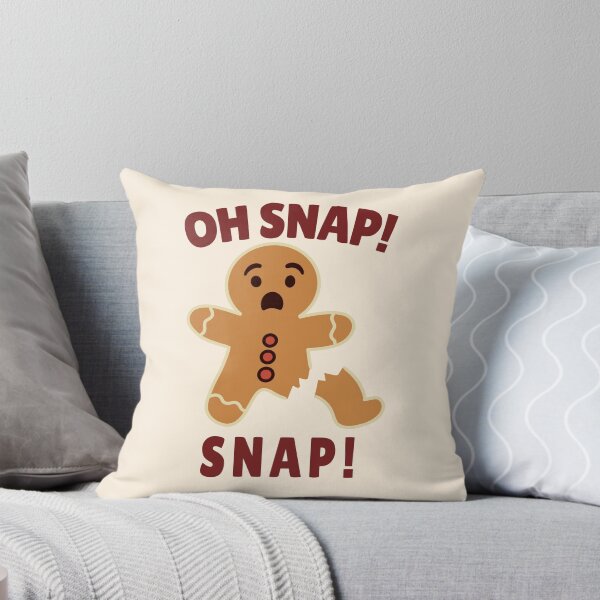 Item preview, Oh Snap! Funny Gingerbread Christmas Shirt – Retro Holiday Pun Design designed and sold by Kewessthetic.