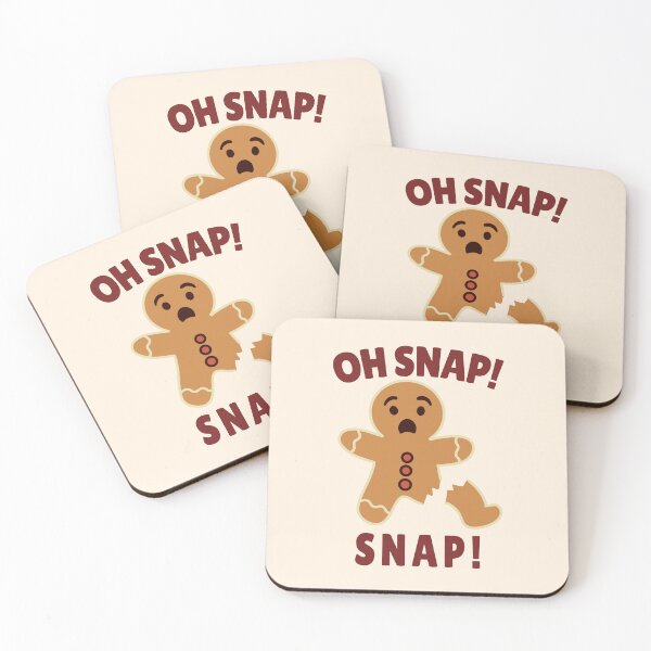 Item preview, Oh Snap! Funny Gingerbread Christmas Shirt – Retro Holiday Pun Design designed and sold by Kewessthetic.