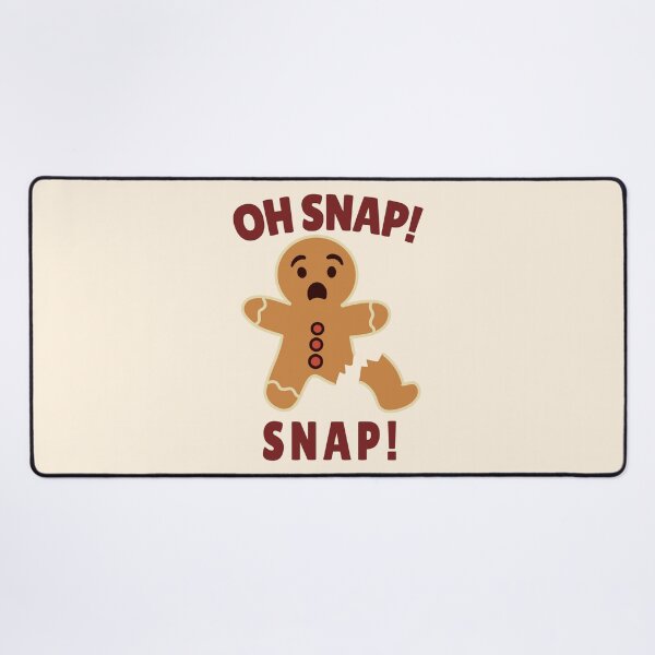 Item preview, Oh Snap! Funny Gingerbread Christmas Shirt – Retro Holiday Pun Design designed and sold by Kewessthetic.