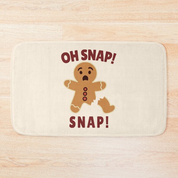 Item preview, Oh Snap! Funny Gingerbread Christmas Shirt – Retro Holiday Pun Design designed and sold by Kewessthetic.