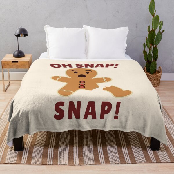 Item preview, Oh Snap! Funny Gingerbread Christmas Shirt – Retro Holiday Pun Design designed and sold by Kewessthetic.