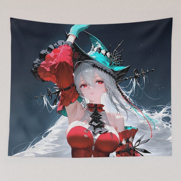 Item preview, Skadi Arknights Prelude To Dawn Sea Witch Anime Girl Magic Charm designed and sold by HumbertoValveno.