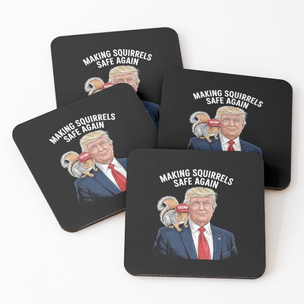 Item preview, Make Squirrels Safe Again Trump 2024, Squirrels for Trump designed and sold by GamtosMintys.