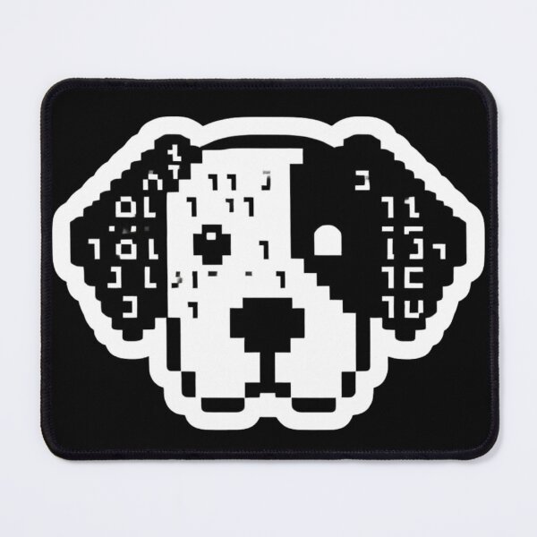Item preview, ASCII Dog — Minimalist Text Art Design designed and sold by Malfinio.