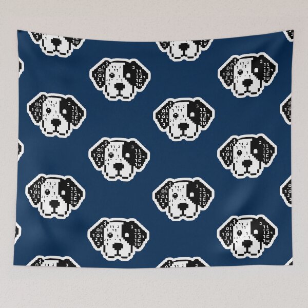 Item preview, ASCII Dog — Minimalist Text Art Design designed and sold by Malfinio.