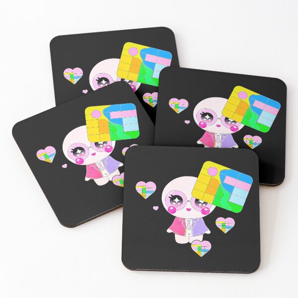Item preview, Kawaii Spreadsheet Lover Cute Pastel Office Art designed and sold by Amanda's Factory.