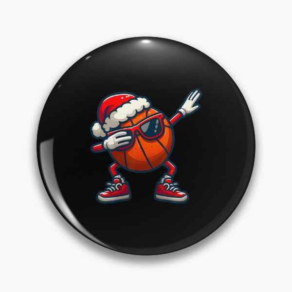 Item preview, Basketball Ball Dabbing Christmas Santa Hat Player 	s designed and sold by FlorenceNorma.
