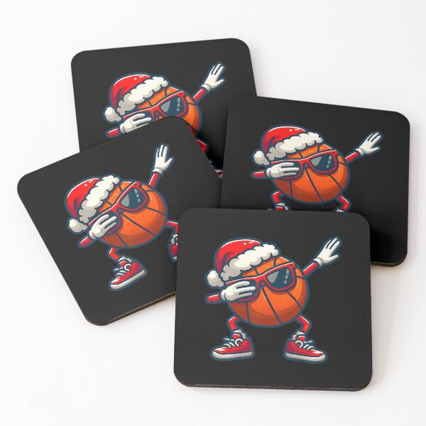 Item preview, Basketball Ball Dabbing Christmas Santa Hat Player 	s designed and sold by FlorenceNorma.