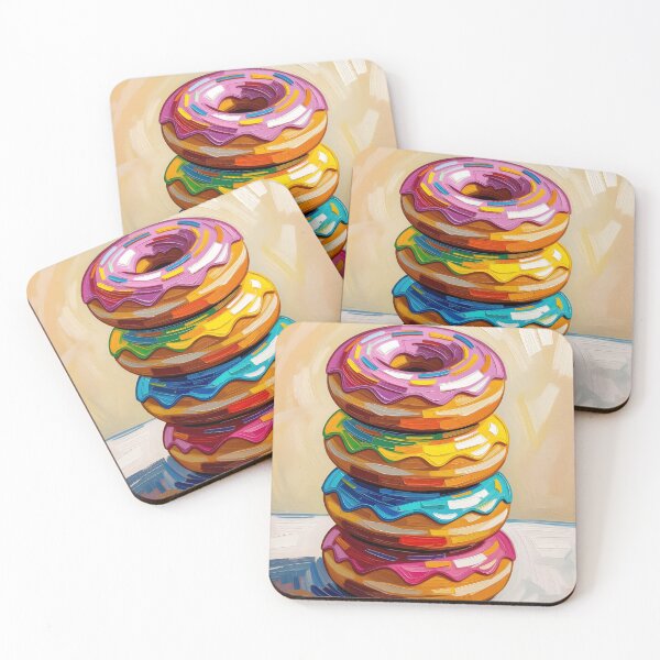 Item preview, Stacked donuts in style Van Gogh designed and sold by Ponted.