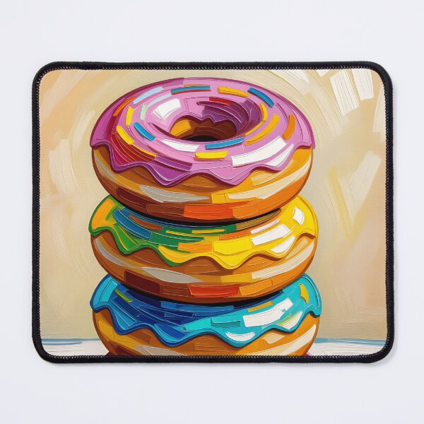 Item preview, Stacked donuts in style Van Gogh designed and sold by Ponted.