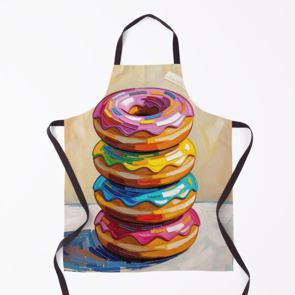 Item preview, Stacked donuts in style Van Gogh designed and sold by Ponted.
