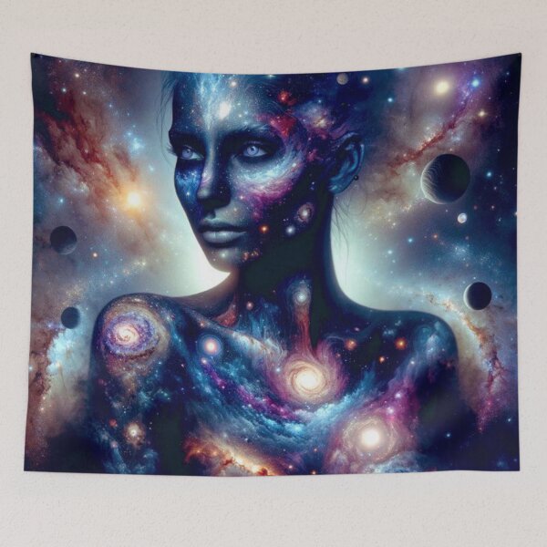Item preview, Galaxies Beneath Her Skin designed and sold by Vennie Kocsis.