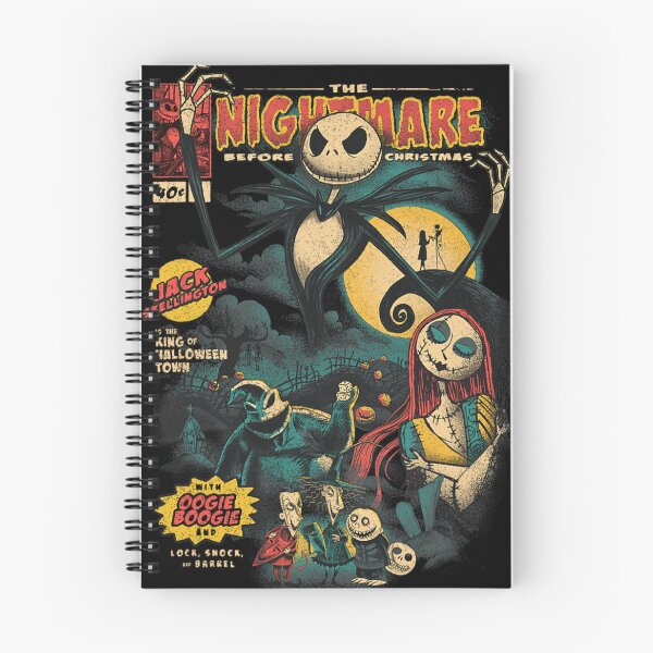 Item preview, The Nightmare Before Christmas Comic Cover Retro Logo designed and sold by donadomayle7.