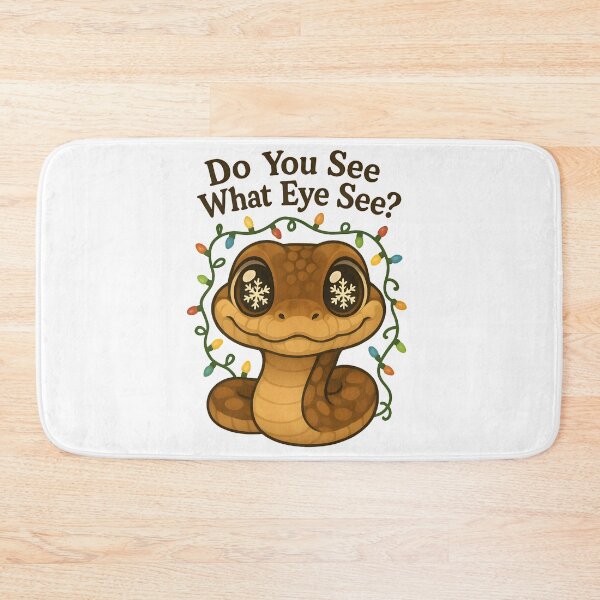 Item preview,  “Do You See What Eye See?” - Kawaii Christmas Snake designed and sold by Bettybee00.