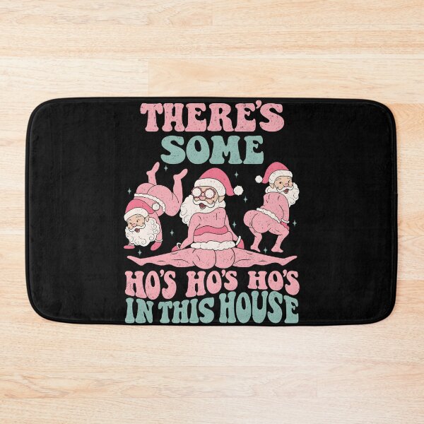 Item preview, Retro Christmas Naked Santa There Some Ho Ho In House designed and sold by ModaPriNTonv.