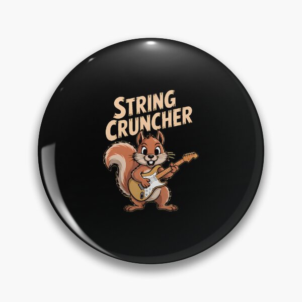Item preview, Squirrel Guitar String Cruncher Retro Humor designed and sold by TaraLiliana.