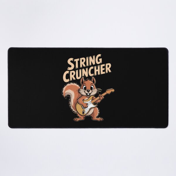 Item preview, Squirrel Guitar String Cruncher Retro Humor designed and sold by TaraLiliana.