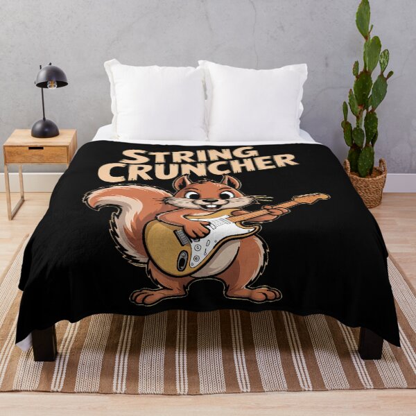 Item preview, Squirrel Guitar String Cruncher Retro Humor designed and sold by TaraLiliana.
