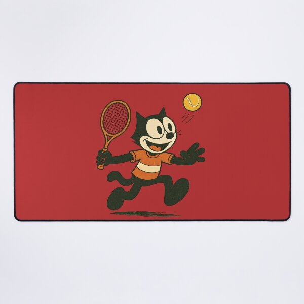 Item preview, FELIX CAT PLAYS TENNIS designed and sold by infinitearte.