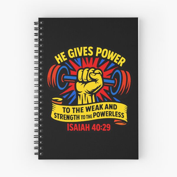 Item preview, Isaiah 40:29 He Gives Power to the Weak and Strength to the Powerless designed and sold by plushism.
