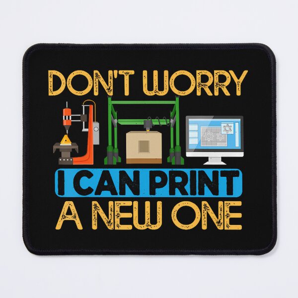 Item preview, I Can Print A New One Funny 3D Printing 3D Printer Retro designed and sold by JeneMindy.