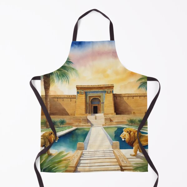 Item preview, Lion of Babylon, Mesopotamia, ancient civilization, cradle of civilization, palm trees designed and sold by Redbdon.