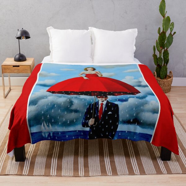 Item preview, UMBRELLA LADY : Vintage Abstract Painting Print designed and sold by posterbobs.