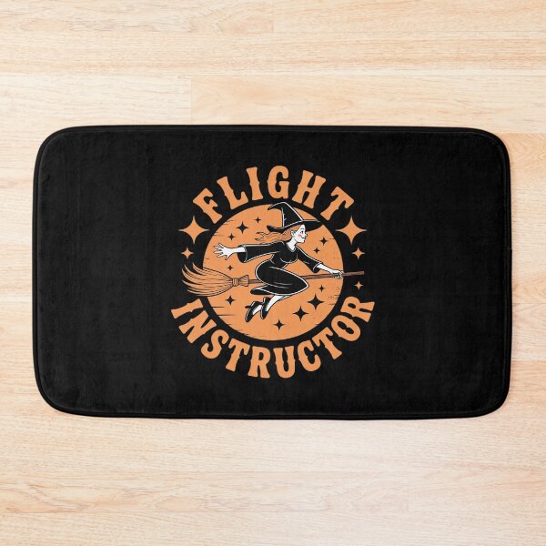 Item preview, Flight Instructor Witch Riding Broomstick Halloween designed and sold by GasVille.