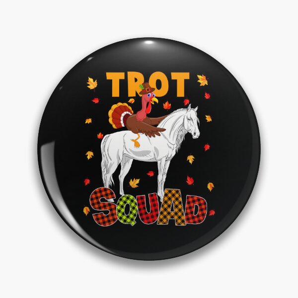 Item preview, Gobble Squad 80s Fall Happy Trot Cute Thanksgiving designed and sold by CalvinVanAuken.