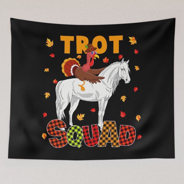 Item preview, Gobble Squad 80s Fall Happy Trot Cute Thanksgiving designed and sold by CalvinVanAuken.