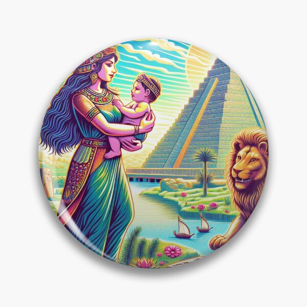 Item preview, Ishtar (Inanna), goddess of love, war, fertility and life, Lion of Babylon, Mesopotamia, cuneiform texts, palm tree, marsh, birth, newborn, genesis, origin designed and sold by Redbdon.