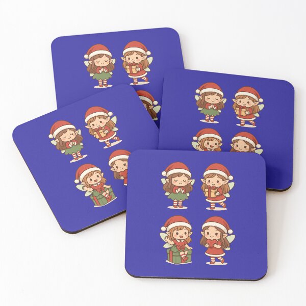Item preview,  Cute Christmas Elves Sticker Set – Kawai designed and sold by Sksticker991.