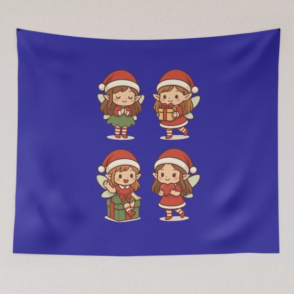 Item preview,  Cute Christmas Elves Sticker Set – Kawai designed and sold by Sksticker991.