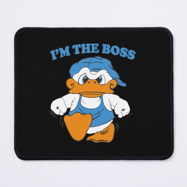 Item preview, I'M The Boss Duck White 90S Cartoon Tourist Souvenir designed and sold by JerryMayes8.