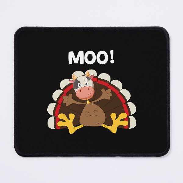 Item preview, Moo Cow 90s Holiday Turkey Festive Thanksgiving Day Funny designed and sold by rebeccathanuos.