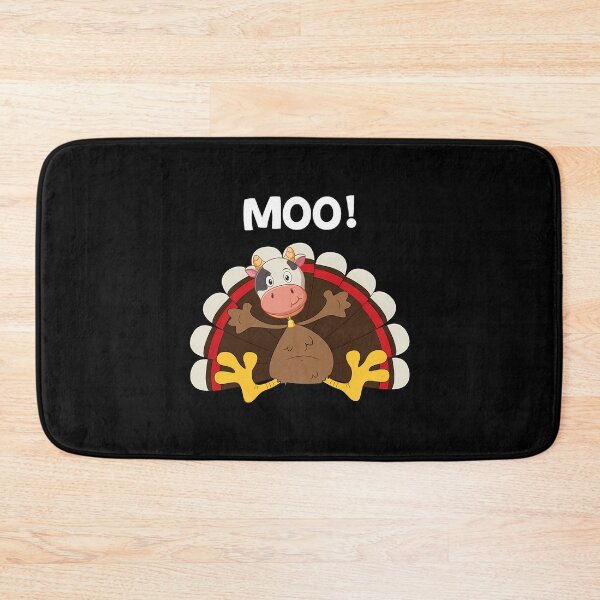 Item preview, Moo Cow 90s Holiday Turkey Festive Thanksgiving Day Funny designed and sold by rebeccathanuos.