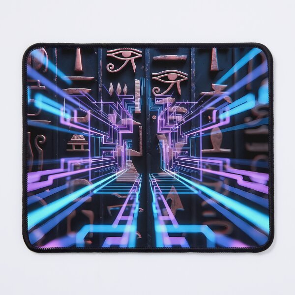Item preview, 3D Perspectives, Cyberpunk Egyptian Hieroglyphics, Symmetrical Textures (image size 8320x12480) designed and sold by Digital-Davinci.