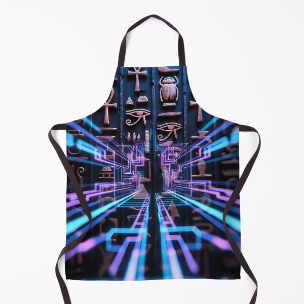 Item preview, 3D Perspectives, Cyberpunk Egyptian Hieroglyphics, Symmetrical Textures (image size 8320x12480) designed and sold by Digital-Davinci.