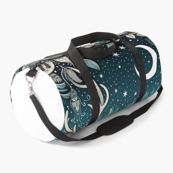 Item preview, Celestial Forest Stag Under Moon Illustration designed and sold by BigBlueArt.
