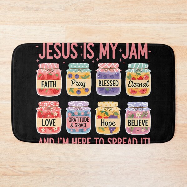 Item preview, Jesus Is My Jam And Im Here To Spread Christian Faith God designed and sold by JeneMindy.