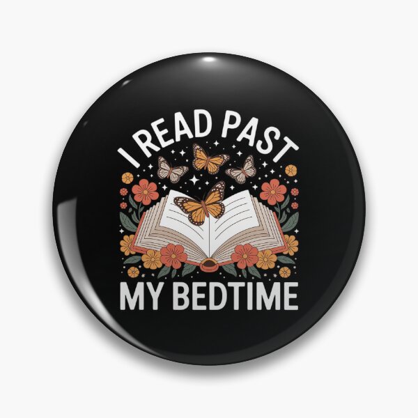 Item preview, Floral I Read Past My Bedtime designed and sold by DetroitMug.