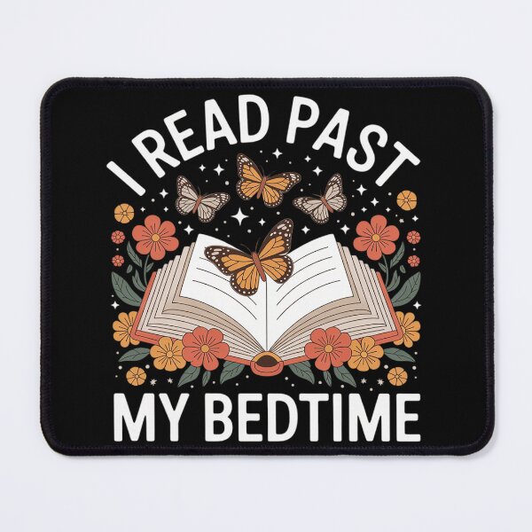 Item preview, Floral I Read Past My Bedtime designed and sold by DetroitMug.