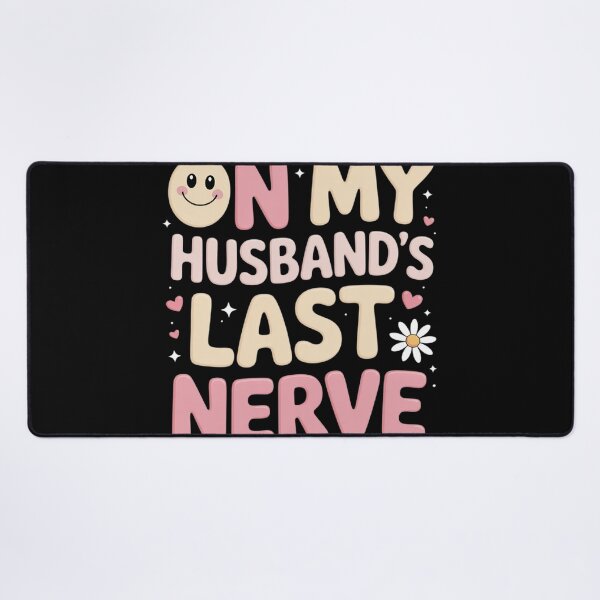 Item preview, Floral On My Husband's Last Nerve designed and sold by DetroitMug.