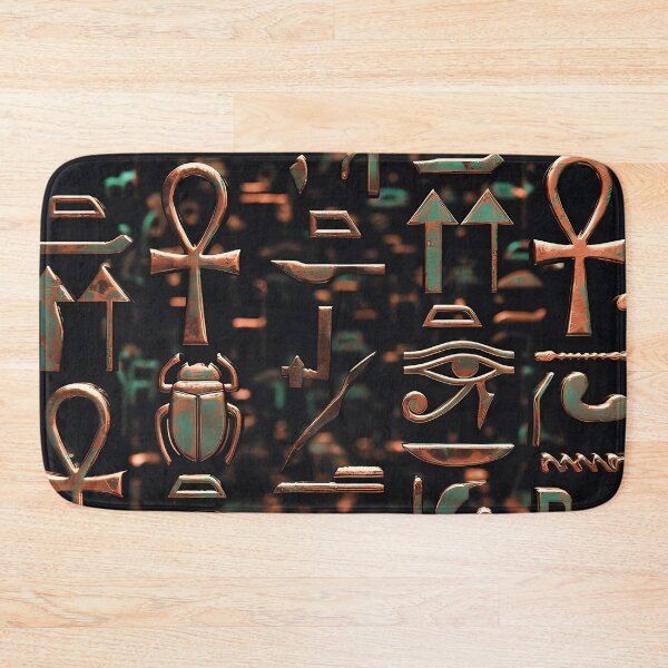 Item preview, 3D Perspectives, Cyberpunk Egyptian Hieroglyphics, Symmetrical Textures (image size 8320x12480) designed and sold by Digital-Davinci.