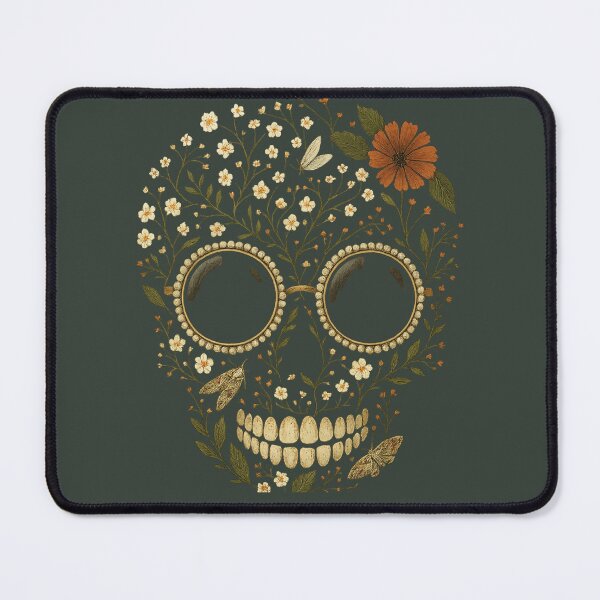 Item preview, Winter Florals in a Skull Smile designed and sold by SmilingAnny.