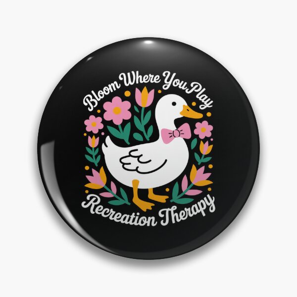 Artikelvorschau, Floral Silly Goose Recreation Therapy Rec Therapist RT Month entworfen und verkauft von DetroitMug.