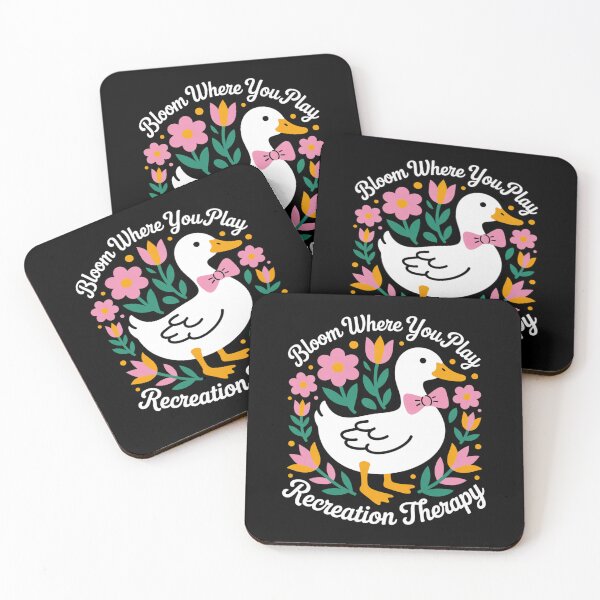 Item preview, Floral Silly Goose Recreation Therapy Rec Therapist RT Month designed and sold by DetroitMug.