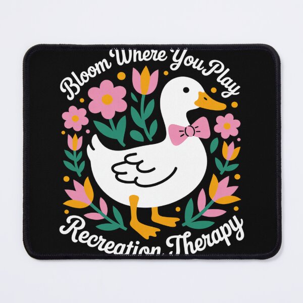 Item preview, Floral Silly Goose Recreation Therapy Rec Therapist RT Month designed and sold by DetroitMug.