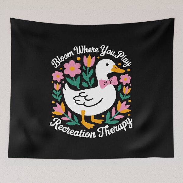 Item preview, Floral Silly Goose Recreation Therapy Rec Therapist RT Month designed and sold by DetroitMug.